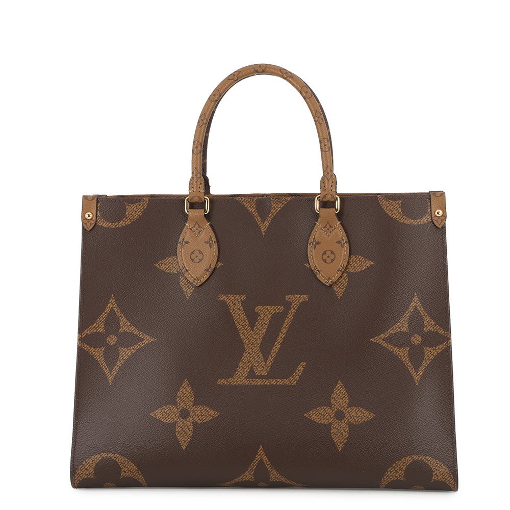 ルイヴィトン LOUIS VUITTON オンザゴー MM モノグラム リバース ジャイアント モノグラム ショルダー 2way M45321 8175 LOUIS VUITTON - ルイヴィトン LOUIS VUITTON オンザゴー MM