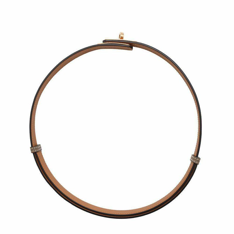 エルメス ケリーベルト エトゥープ/シルバー金具 エプソン Z刻印 HERMES べルト