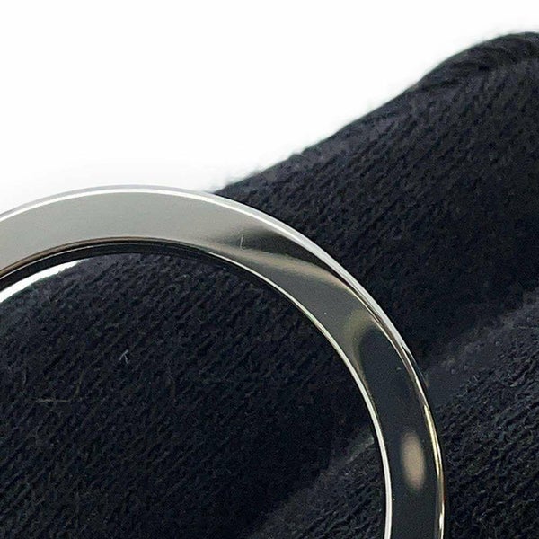 エルメス キーホルダー カルメン ブラック/シルバー金具 ラムスキン B刻印 HERMES 黒