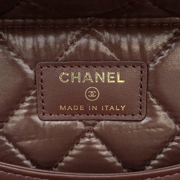 シャネル バニティバッグ トップハンドル マトラッセ ココマーク キャビアスキン AP2573 CHANEL 化粧ポーチ 黒