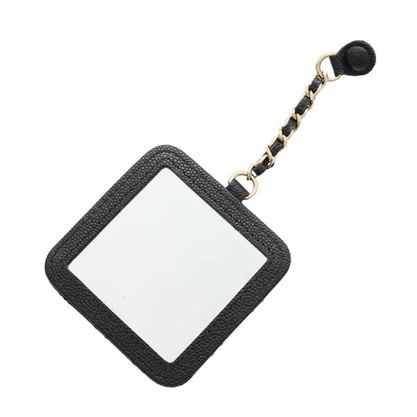 シャネル バニティバッグ トップハンドル マトラッセ ココマーク キャビアスキン AP2573 CHANEL 化粧ポーチ 黒