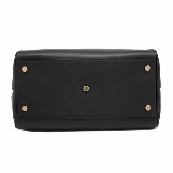 サンローランパリ ハンドバッグ ダッフル ポーラー レザー 533480 SAINT LAURENT PARIS ショルダーバッグ 黒