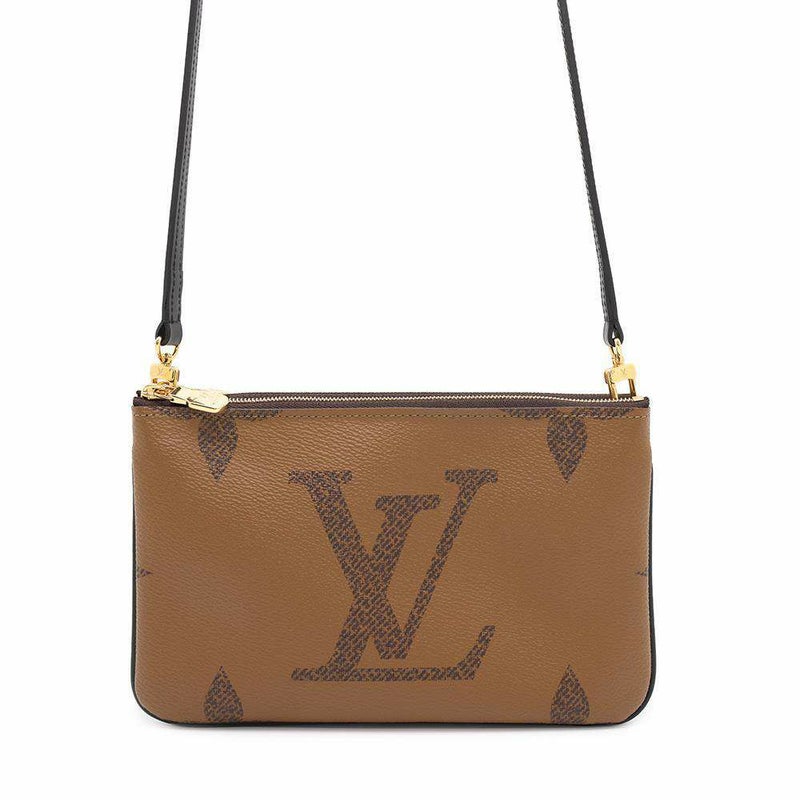 ルイヴィトン ショルダーバッグ モノグラム・ジャイアントリバース ポシェット・ドゥーブル ジップ M69203 LOUIS VUITTON クラッチ