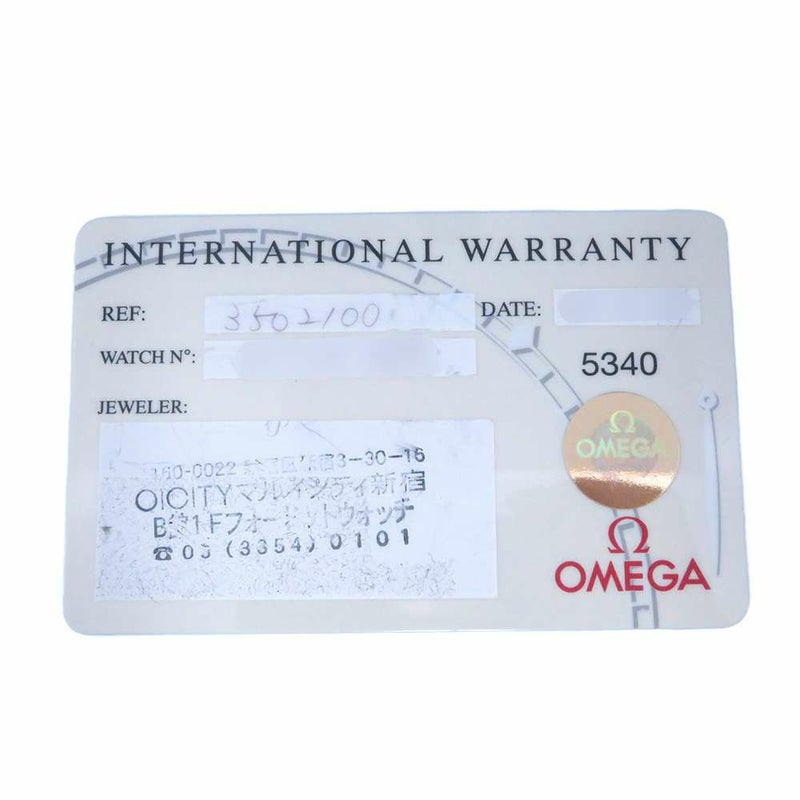 オメガ スピードマスター 丸井限定モデル 3510.21.00 OMEGA 腕時計 白文字盤