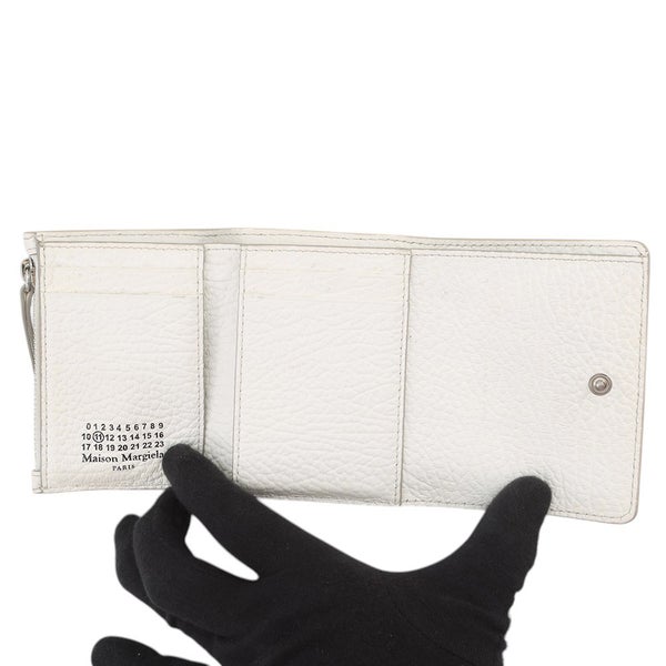 メゾンマルジェラ 三つ折り財布 4ステッチ ウォレット SA3UI0010 Maison Margiela 白