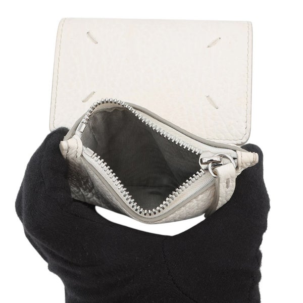 メゾンマルジェラ 三つ折り財布 4ステッチ ウォレット SA3UI0010 Maison Margiela 白