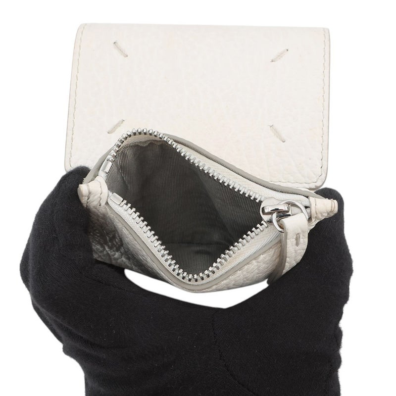 メゾンマルジェラ 三つ折り財布 4ステッチ ウォレット SA3UI0010 Maison Margiela 白