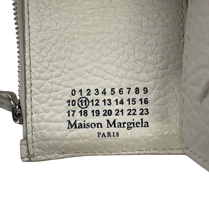 メゾンマルジェラ 三つ折り財布 4ステッチ ウォレット SA3UI0010 Maison Margiela 白