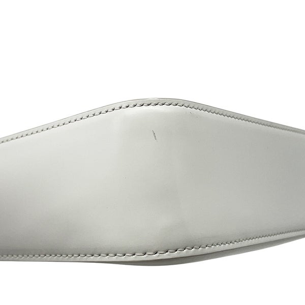 プラダ ハンドバッグ スパッツォラート スモール トライアングルロゴ レザー 1BA331 PRADA 2wayショルダー 白