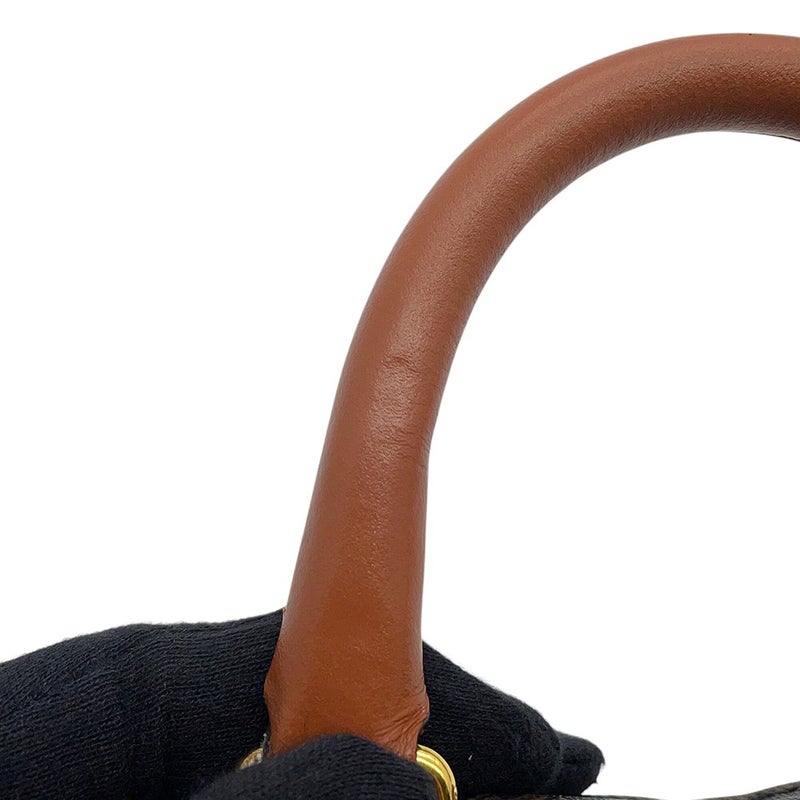 セリーヌ ハンドバッグ トリオンフ ハート PVC/レザー 198222 CELINE 2wayショルダーバッグ ブラウン