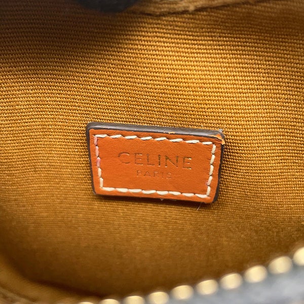 セリーヌ ハンドバッグ トリオンフ ハート PVC/レザー 198222 CELINE 2wayショルダーバッグ ブラウン