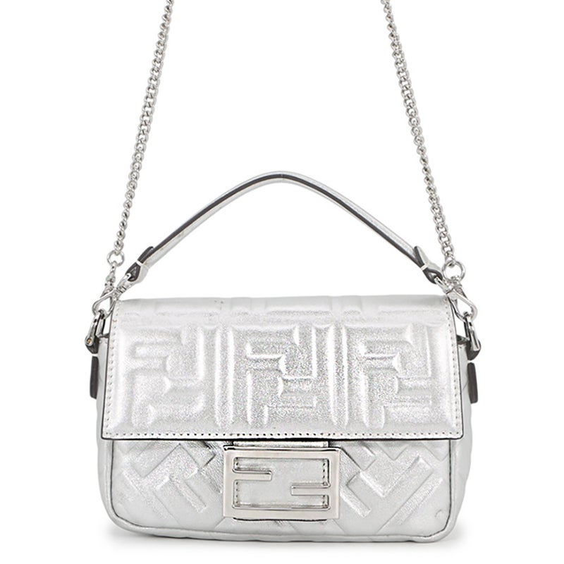 フェンディ ハンドバッグ FFモチーフ バゲット ミニ 8BS017 FENDI 2way