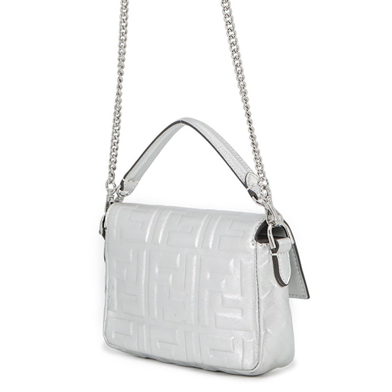 フェンディ ハンドバッグ FFモチーフ バゲット ミニ 8BS017 FENDI 2way