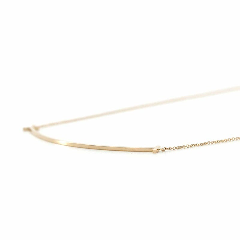 ティファニー ネックレス Tスマイル ペンダント ラージ K18PGピンクゴールド 60011651 Tiffany&Co. ジュエリー