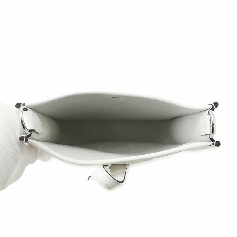 エルメス エブリンTPM アマゾン ニューホワイト/シルバー金具 トリヨンクレマンス W刻印 白