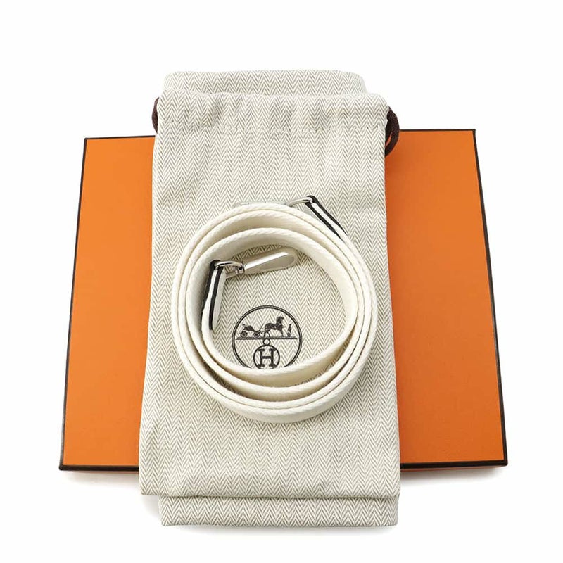 エルメス エブリンTPM アマゾン ニューホワイト/シルバー金具 トリヨンクレマンス W刻印 白