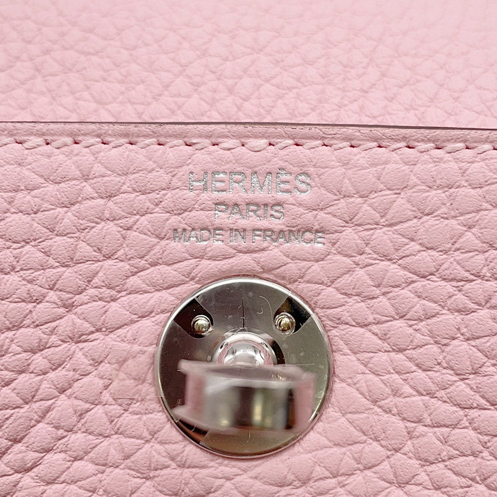 エルメス HERMES ショルダーバッグ リンディ 2 ミニ ヴェルソ トリヨンクレマンス ローズサクラ×グリペール シルバー金具 新品 未使用 2025年製 K 【箱】【中古】 エルメス リンディ ミニ ヴェルソ ローズサクラ/グリスペール/シルバー