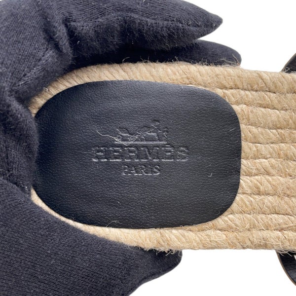 エルメス サンダル アンコーヌ レザー レディースサイズ38 HERMES 靴