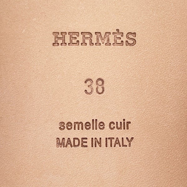 エルメス サンダル オラン デニム レディースサイズ38 HERMES 靴