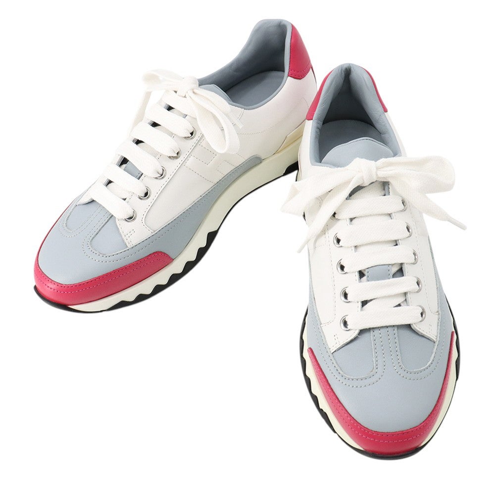 エルメス スニーカー トレイル レザー レディースサイズ37 1/2 HERMES