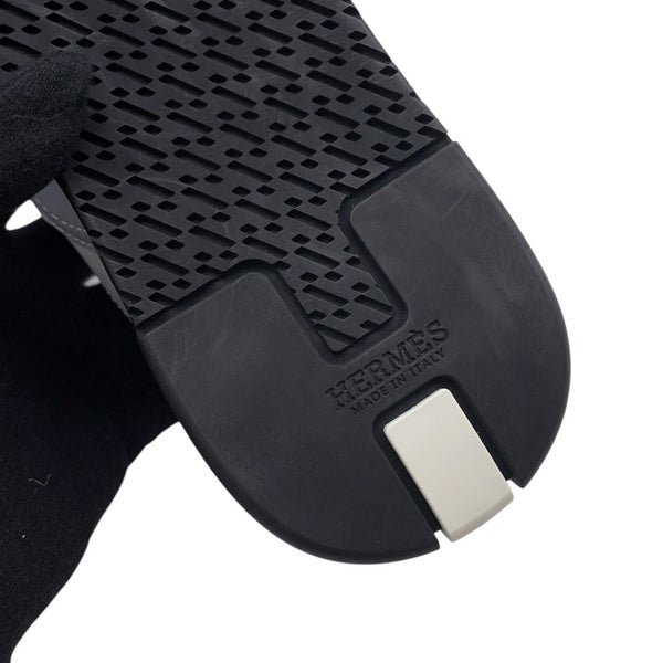 エルメス スニーカー トレイル レザー レディースサイズ37 1/2 HERMES 靴 白