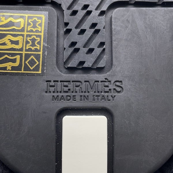 エルメス スニーカー トレイル レザー レディースサイズ37 1/2 HERMES 靴 白