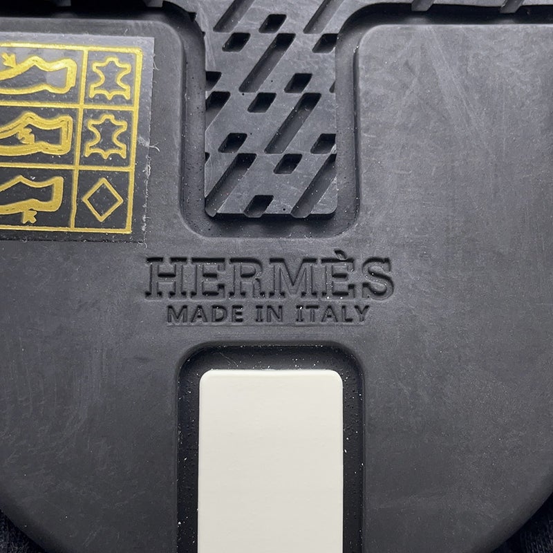 エルメス スニーカー トレイル レザー レディースサイズ37 1/2 HERMES 靴 白