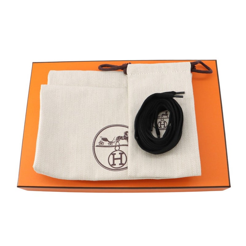 エルメス スニーカー トレイル レザー レディースサイズ37 1/2 HERMES 靴 白