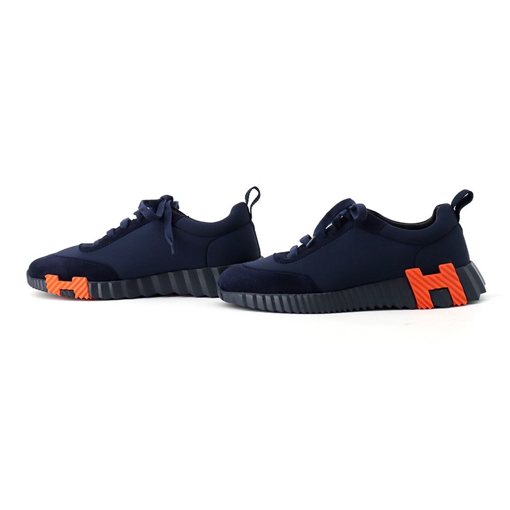 レディース　バウンシングスニーカー３８ エルメス スニーカー バウンシング ナイロン ベロア レディースサイズ
