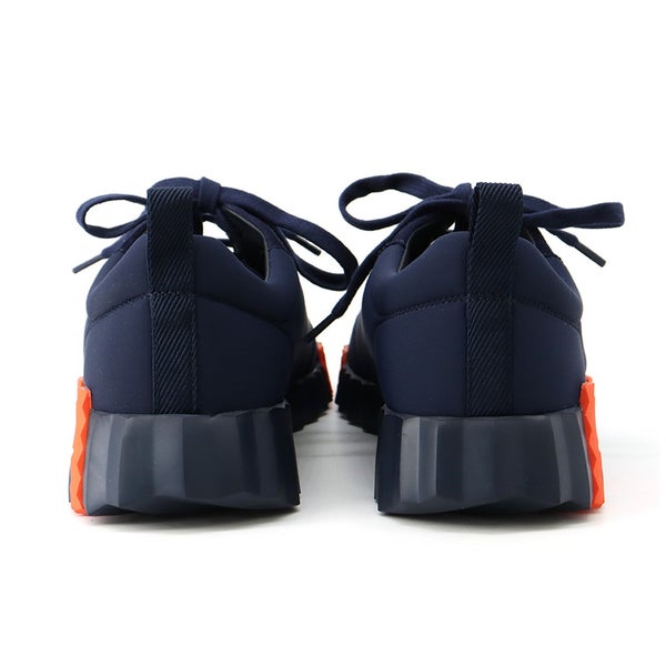 エルメス スニーカー バウンシング ナイロン ベロア レディースサイズ38 HERMES 靴
