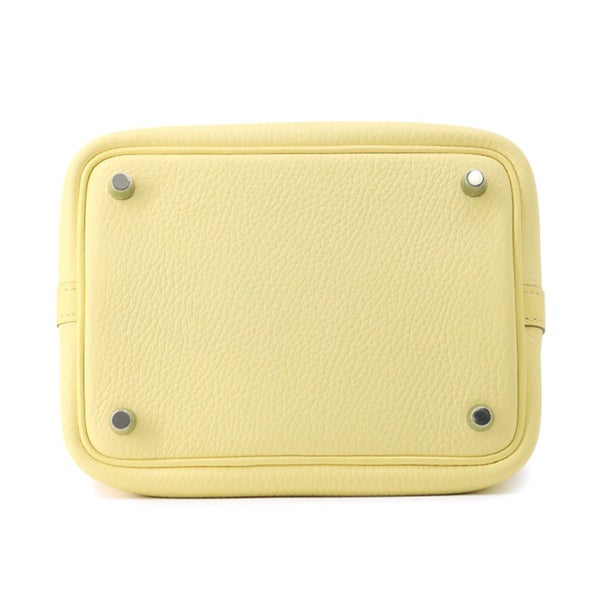 エルメス ハンドバッグ ピコタンロックPM リモンチェッロ/シルバー金具 トリヨンクレマンス W刻印