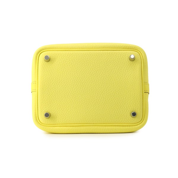 エルメス ハンドバッグ ピコタンロックPM リモンチェッロ/シルバー金具 トリヨンクレマンス W刻印