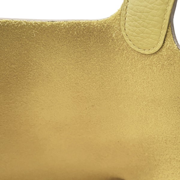 エルメス ハンドバッグ ピコタンロックPM リモンチェッロ/シルバー金具 トリヨンクレマンス W刻印