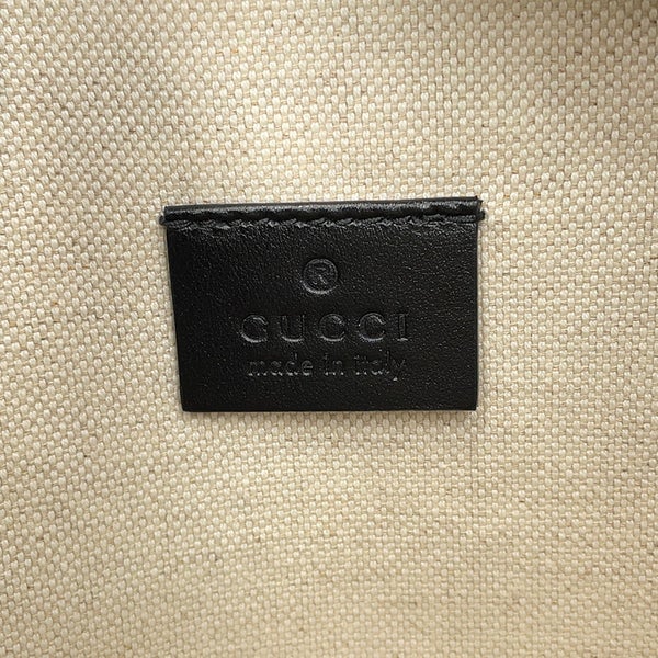グッチ ボディバッグ GGエンボス ベルトバッグ レザー 645093 GUCCI ウエストバッグ メンズ 黒