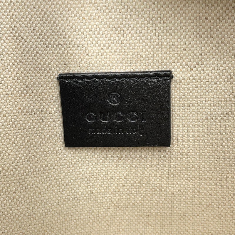 グッチ ボディバッグ GGエンボス ベルトバッグ レザー 645093 GUCCI ウエストバッグ メンズ 黒