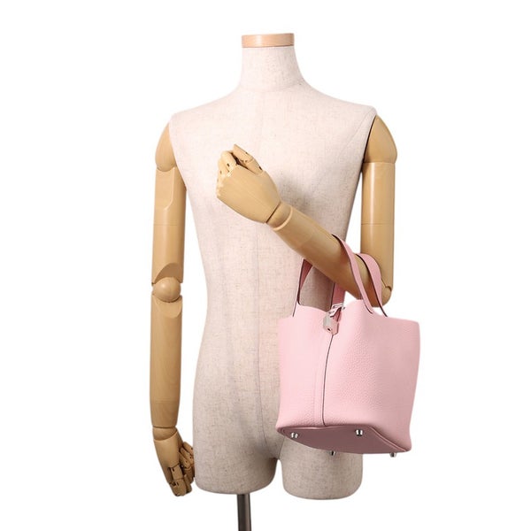 エルメス ハンドバッグ ピコタンロックPM ローズサクラ/シルバー金具 トリヨンクレマンス K刻印 HERMES トートバッグ