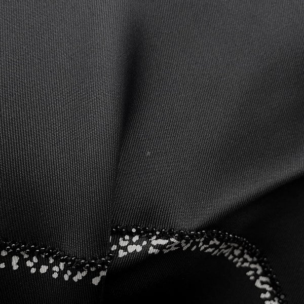 エルメス スカーフ カレ90 シュヴァル・ドゥ・ニュイ・エンブロイダード Cheval de Nuit embroidered  黒