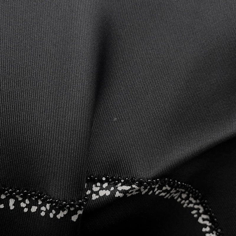 エルメス スカーフ カレ90 シュヴァル・ドゥ・ニュイ・エンブロイダード Cheval de Nuit embroidered  黒