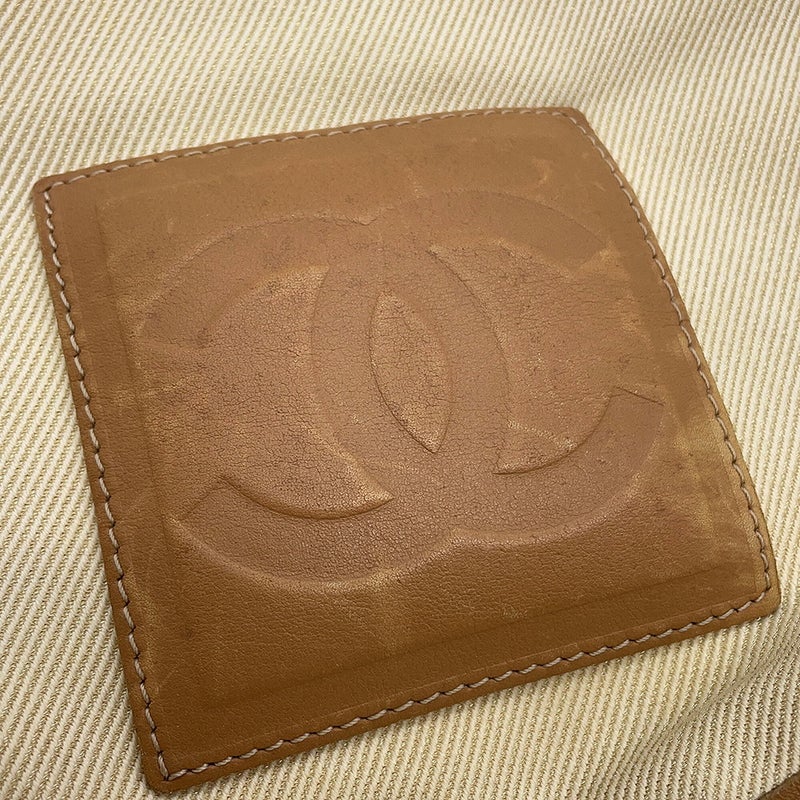 シャネル ショルダーバッグ ヴィンテージ ココマーク スポールライン キャンバス/レザー CHANEL メッセンジャー