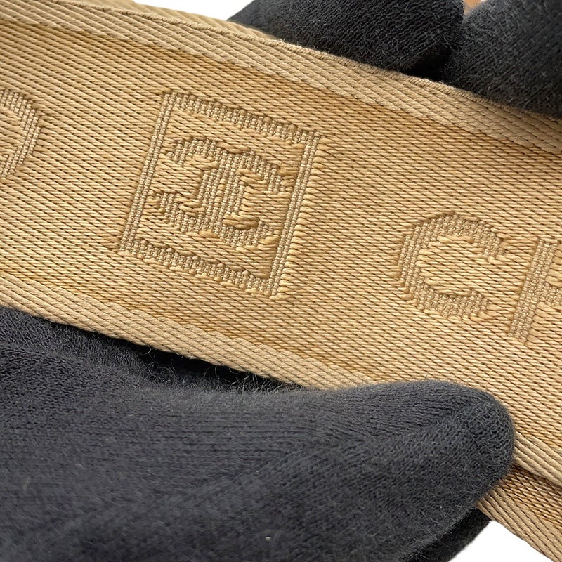 シャネル ショルダーバッグ ヴィンテージ ココマーク スポールライン キャンバス/レザー CHANEL メッセンジャー
