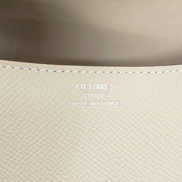 エルメス ショルダーバッグ コンスタンス24 クレ/シルバー金具 エプソン K刻印 HERMES Constance
