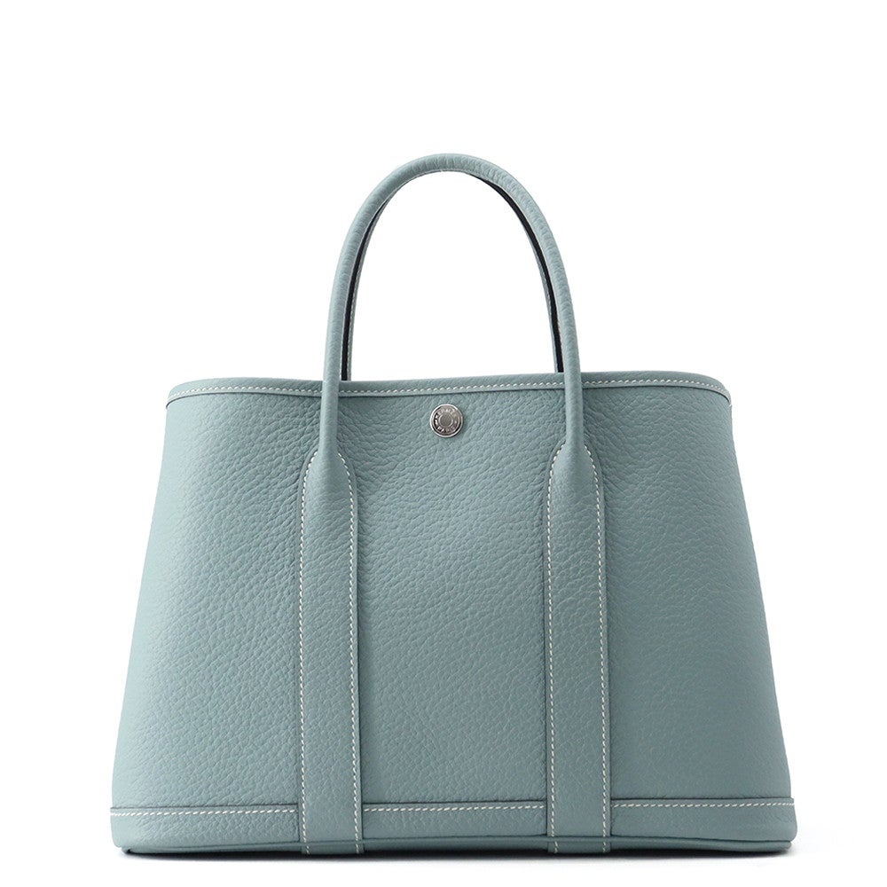 エルメス トートバッグ ガーデンパーティTPM シエル/シルバー金具 エルメス トートバッグ ガーデンパーティTPM シエル/シルバー金具