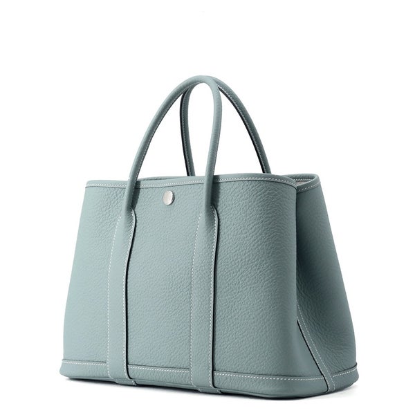 エルメス トートバッグ ガーデンパーティTPM シエル/シルバー金具 ネゴンダ Z刻印 HERMES Garden Party