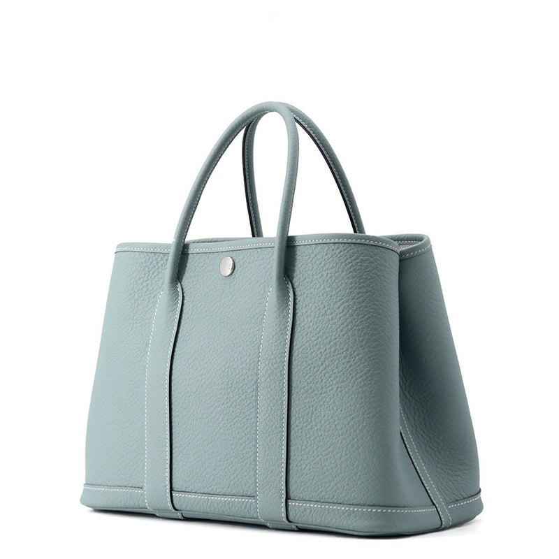 エルメス トートバッグ ガーデンパーティTPM シエル/シルバー金具 ネゴンダ Z刻印 HERMES Garden Party