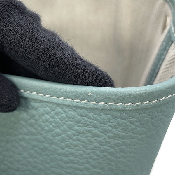 エルメス トートバッグ ガーデンパーティTPM シエル/シルバー金具 ネゴンダ Z刻印 HERMES Garden Party
