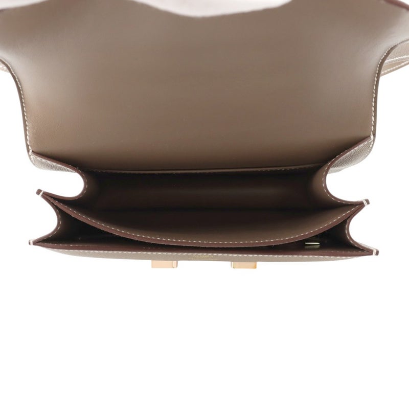 エルメス ショルダーバッグ ミニ コンスタンス3 ミロワール エトゥープ/ピンクゴールド金具 エプソン K刻印 HERMES Constance