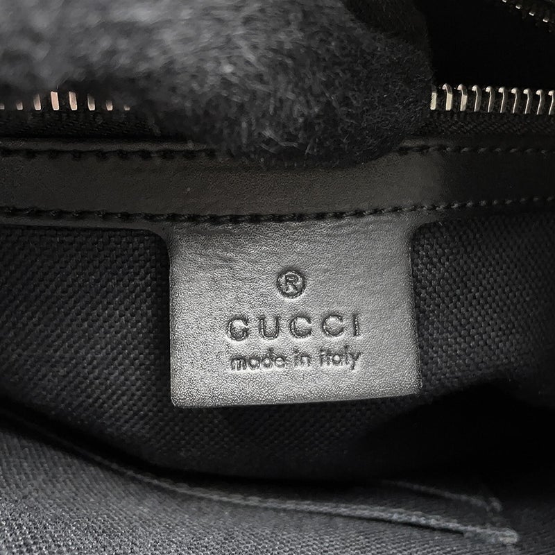 グッチ ショルダーバッグ メッセンジャーバッグ GGスプリーム/レザー 474137 GUCCI バッグ メンズ ウェブ 黒