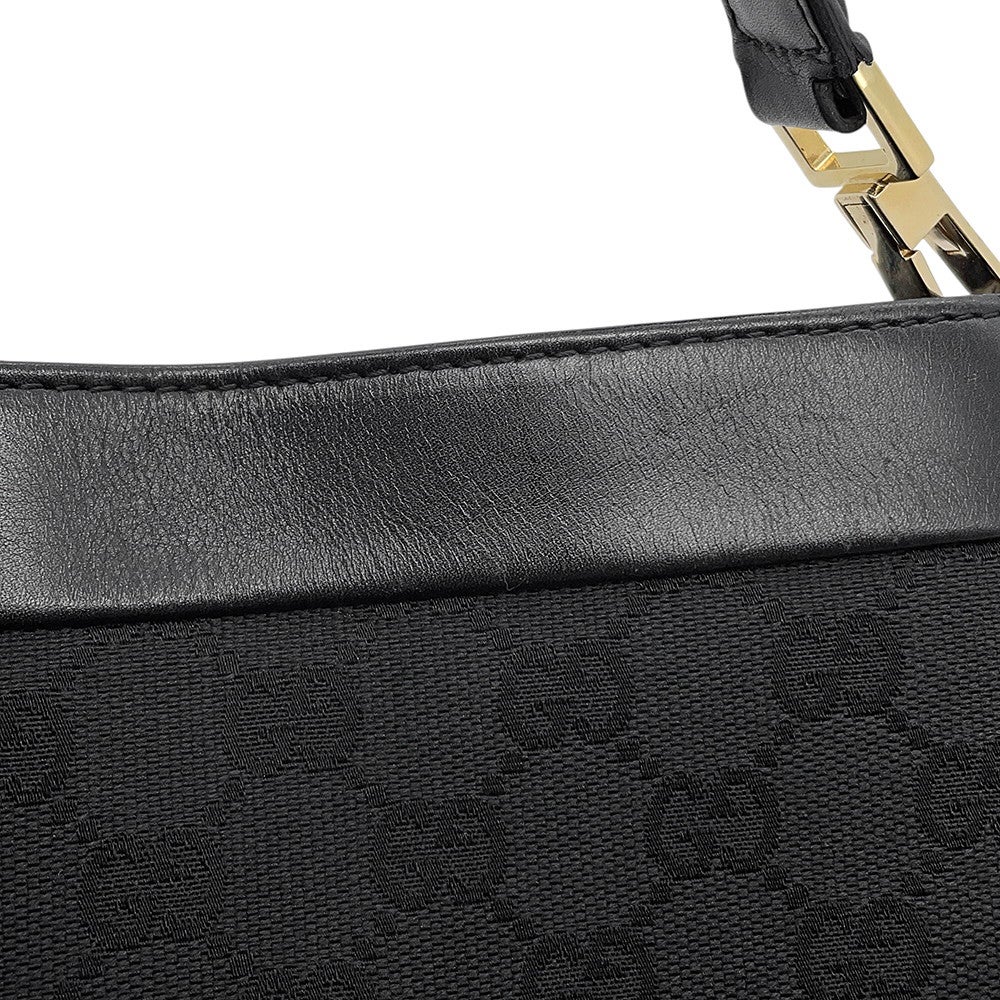 グッチ GUCCI ワンショルダーバッグ ハンドバッグ GGキャンバス 黒 GGキャンバス グッチ GUCCI ショルダーバッグ レザー 120842 ブラック