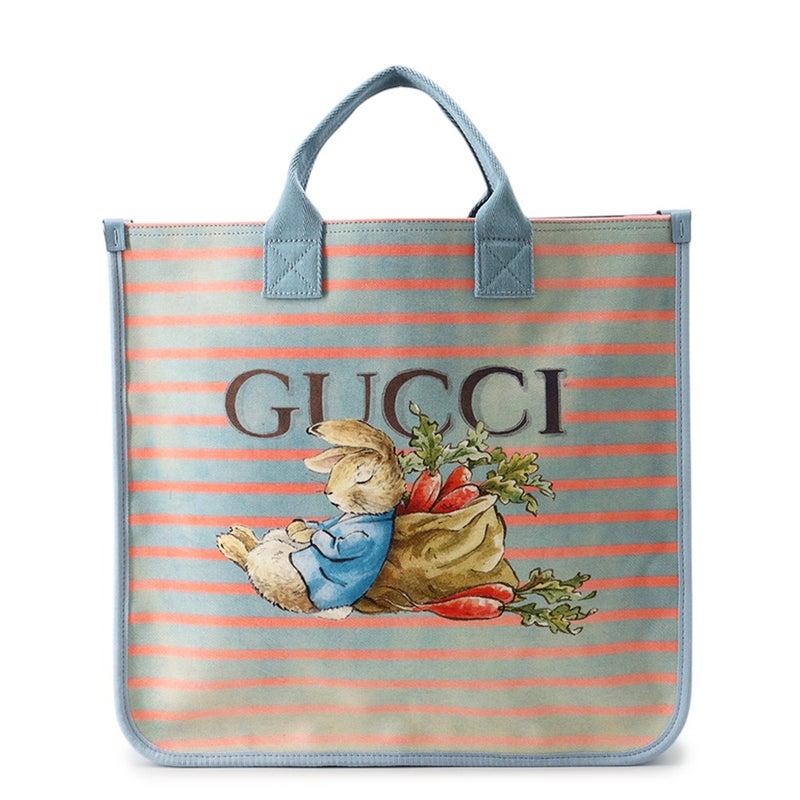 グッチ トートバッグ チルドレンズ ピーターラビット キャンバス 605831 GUCCI バッグ ハンドバッグ