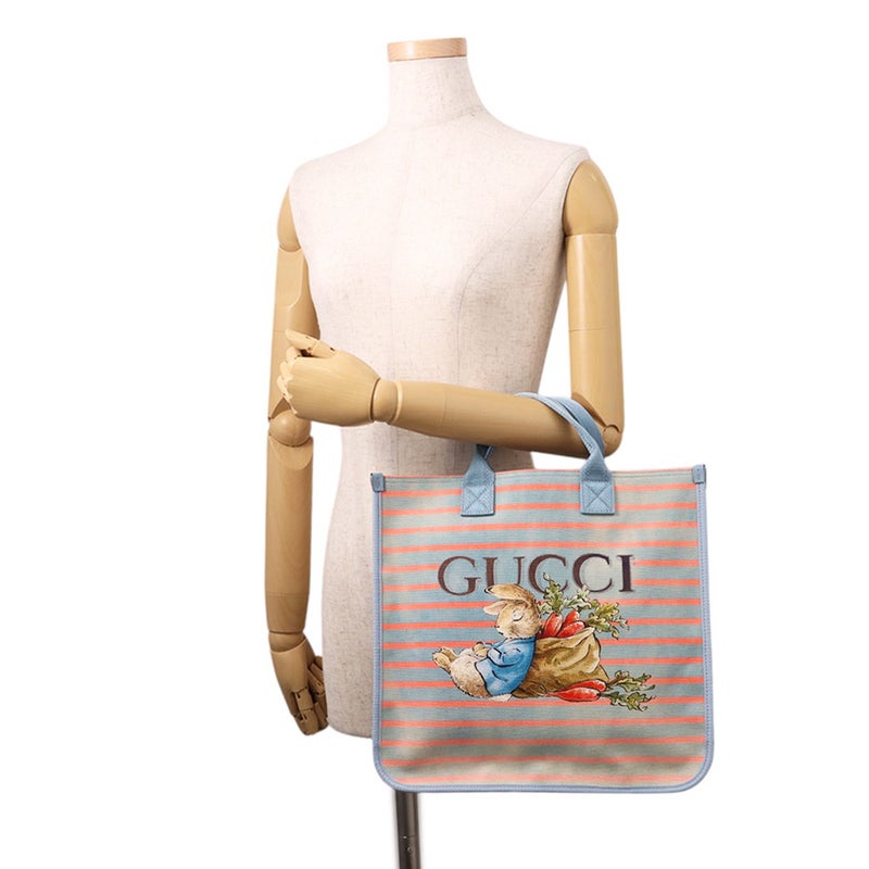 グッチ トートバッグ チルドレンズ ピーターラビット キャンバス 605831 GUCCI バッグ ハンドバッグ